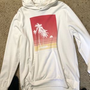 Cream/white hoodie